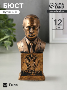 Бюст «Путин В.В.», фигурка гипс, 12×5.5×4.5 см