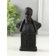 Бюст Дзержинского Ф.Э., гипс, 12×7.5×4 см, графит