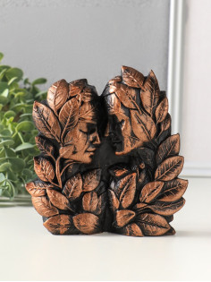 Фигурка «Чувства», 14×13×3 см, под бронзу винтаж