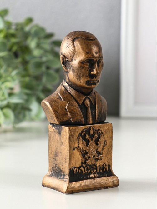 Бюст «Путин В.В.», фигурка гипс, 12×5.5×4.5 см
