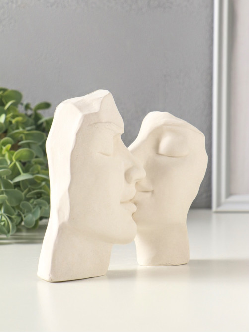 Фигурка «Ромео и Джульетта - поцелуй», 13×13×3 см, гипс