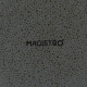 Чайная пара Magistro Fog, 2 предмета: чашка 250 мл, блюдце d=14 см, фарфор, серая