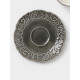 Чайная пара WY Floral Laceware, 2 предмета: чашка 300 мл, блюдце d=15 см, фарфор, белая, серая