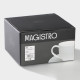 Чайный сервиз Magistro Mien, 2 персоны, 4 предмета: 2 чашки 200 мл, 2 блюдца d=16 см, фарфор, белый