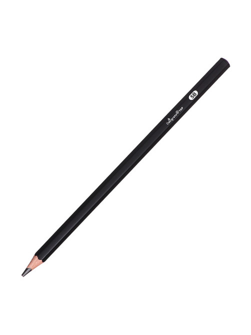 Карандаш художественный Calligrata TOP, чернографитный, 5B, шестигранный