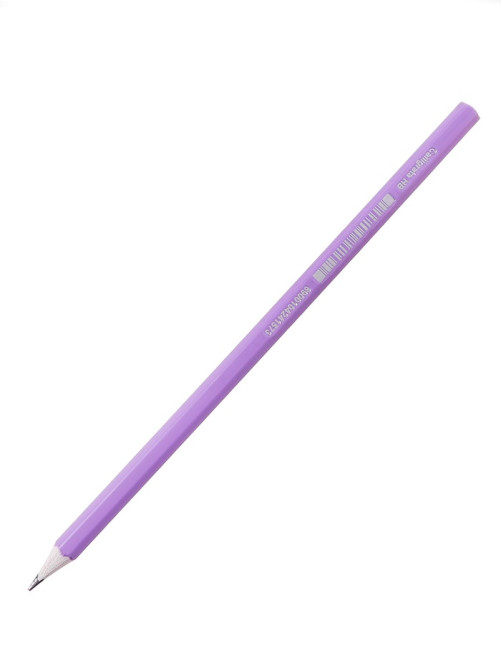 Набор карандашей чернографитных Calligrata. Pastel, HB, 12 штук, шестигранный, пластиковый, МИКС