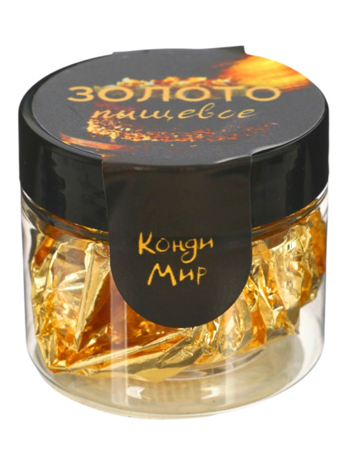 Пищевое золото Кондимир, 1 лист (14×14 см)