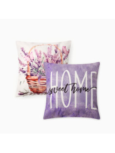 Наволочка декоративная «Этель» Sweet Home, 2 шт., 40×40 см, велюр