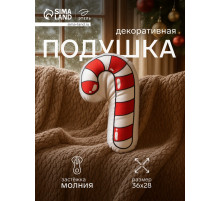 Подушка декоративная новогодняя «Этель», 28×36 см, велюр