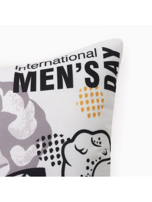 Подушка декоративная «Этель» Men's day, 40×40 см, велюр