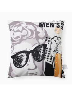 Подушка декоративная «Этель» Men's day, 40×40 см, велюр
