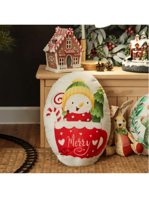 Подушка декоративная новогодняя «Этель. Merry», 28×37 см