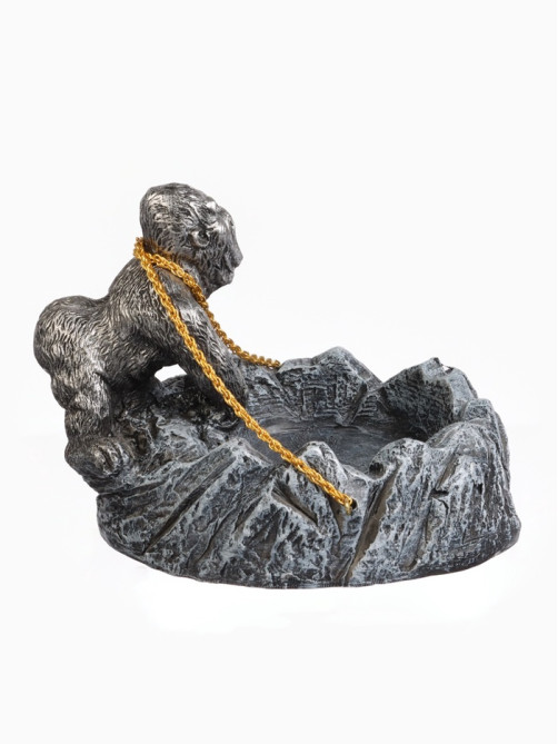 Пепельница для дома «Кинг Конг», для сигарет и стиков, 14.5×15.9×12.3 см