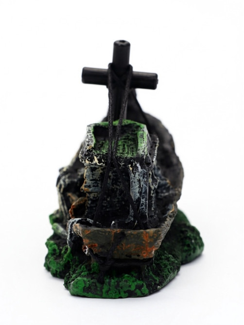 Декор для аквариума «Корабль с мачтой», 12×5.5×9.5 см