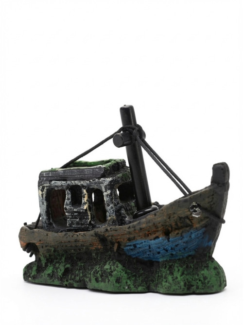 Декор для аквариума «Корабль с мачтой», 12×5.5×9.5 см