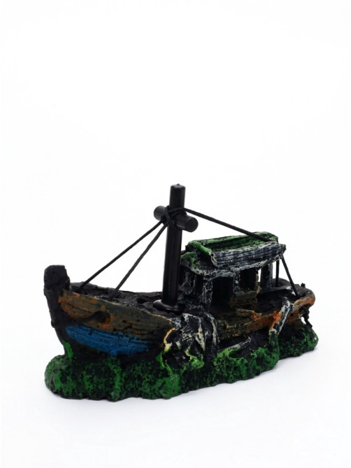 Декор для аквариума «Корабль с мачтой», 12×5.5×9.5 см