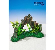 Декор для аквариума «Каменные джунгли», 14×5×9.5 см