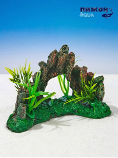 Декор для аквариума «Каменные джунгли», 14×5×9.5 см