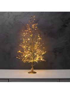 Фигура светодиодная «Застывшие кристаллы» 55×30×3 см, 20 LED, от батареек CR2032×2, свечение тёплое белое