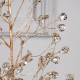 Фигура светодиодная «Застывшие кристаллы» 55×30×3 см, 20 LED, от батареек CR2032×2, свечение тёплое белое