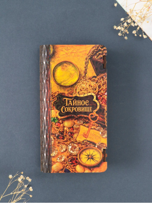 Купюрница подарочная «Тайное сокровище», 17×8.5 см