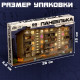 Деревянный конструктор «Панелька», 96 деталей, размер 12.5×26×11 см