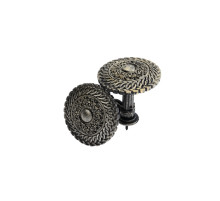 Держатель для штор CAPPIO KS030, d=95 мм, цвет черное золото, 2 шт.