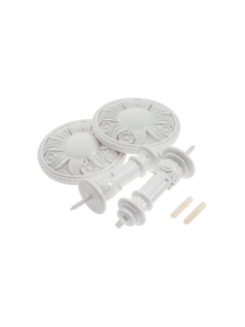 Держатель для штор CAPPIO KS031, d=95 мм, белый, 2 шт.