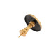 Держатель для штор CAPPIO KS033, d=98 мм, цвет золото с серебром, 2 шт.