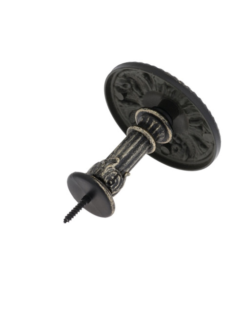Держатель для штор CAPPIO KS031, d=95 мм, цвет черное золото, 2 шт.