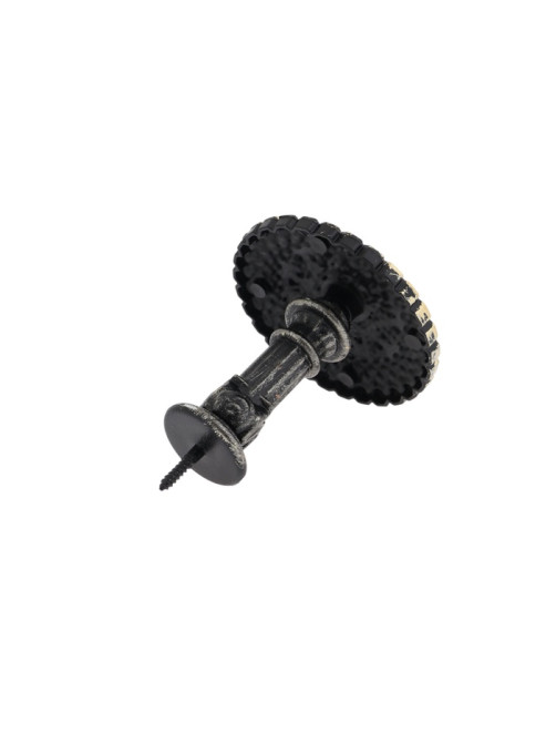 Держатель для штор CAPPIO KS030, d=95 мм, цвет черное золото, 2 шт.