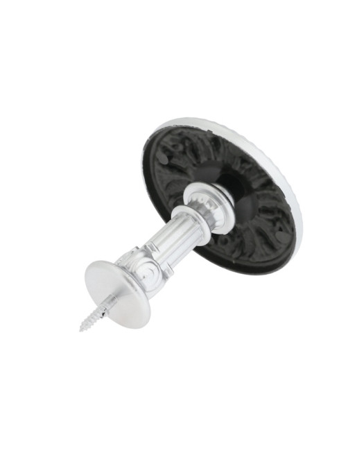 Держатель для штор CAPPIO KS031, d=95 мм, цвет серебро, 2 шт.