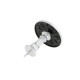 Держатель для штор CAPPIO KS031, d=95 мм, цвет серебро, 2 шт.
