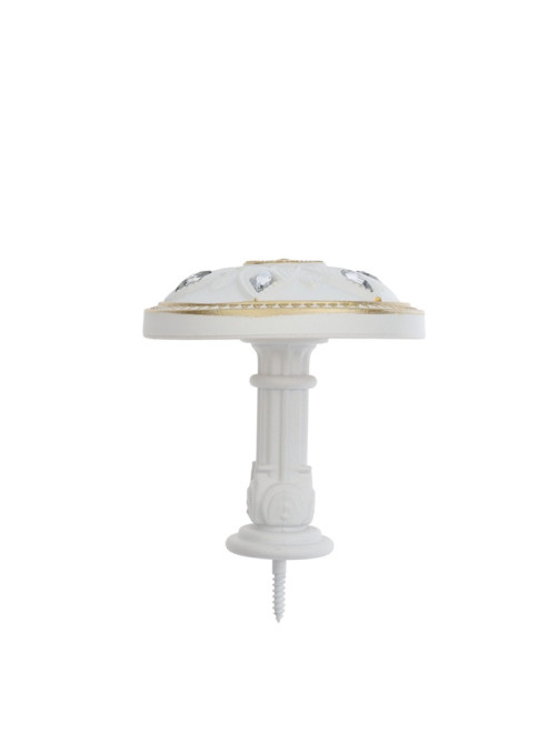 Держатель для штор CAPPIO KS032, d=98 мм, белый с золотом, 2 шт.