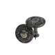 Держатель для штор CAPPIO KS031, d=95 мм, цвет черное золото, 2 шт.