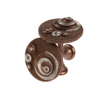Держатель для штор CAPPIO KS038, d=11 см, цвет бронза с серебром, 2 шт.