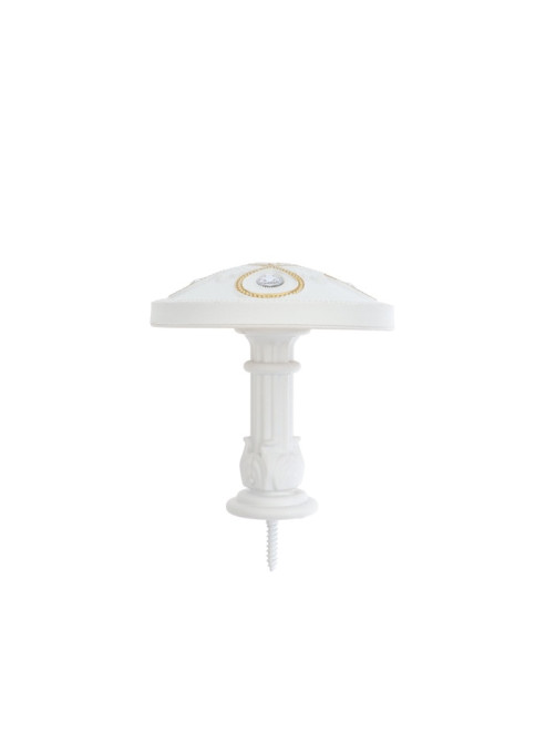 Держатель для штор CAPPIO KS033, d=98 мм, белый с золотом, 2 шт.