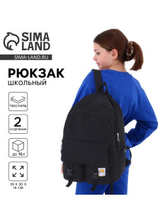 Рюкзак школьный 39×30×14 см «Милый кот»