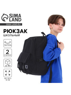 Рюкзак школьный 39×30×14 см «Классика»