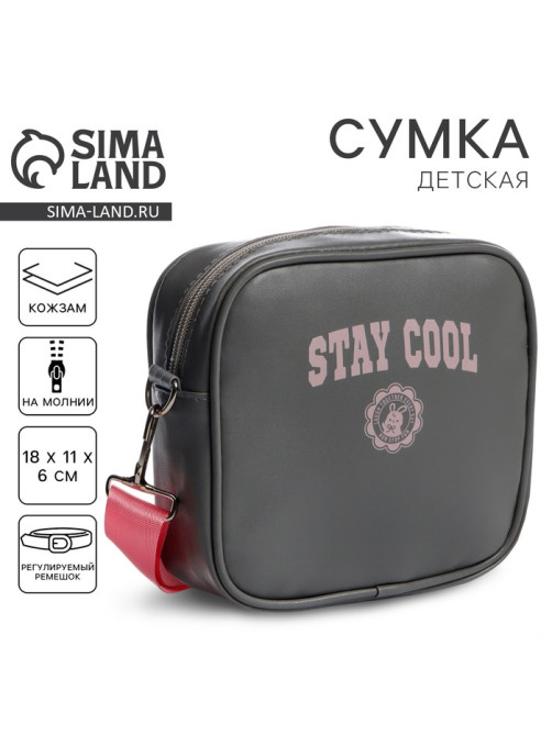 Сумка детская для девочки кроссбоди Stay cool, 18×11×6 см