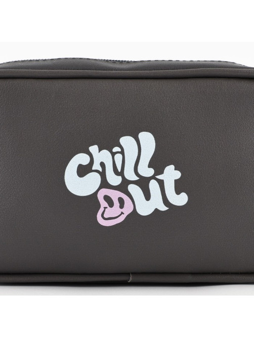 Детская сумка Chill out, искусственная кожа, серая 18×6×11 см