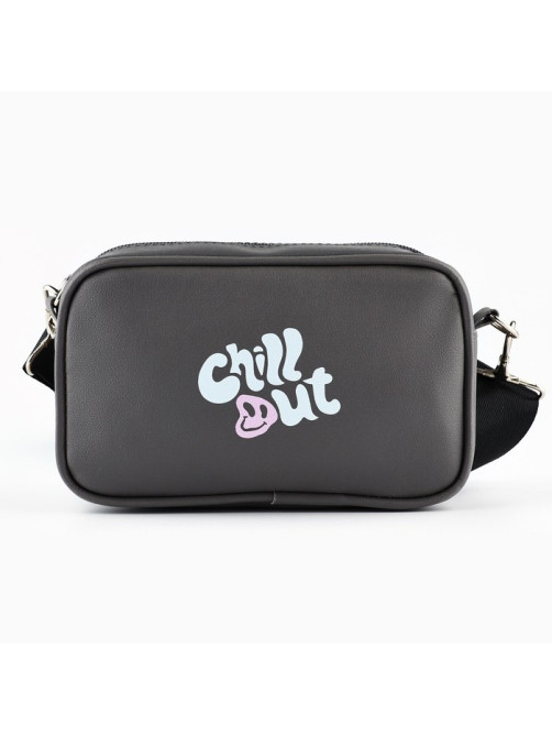 Детская сумка Chill out, искусственная кожа, серая 18×6×11 см