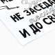 Наклейки интерьерные «Фразочки» на унитаз, 33×50.5 см
