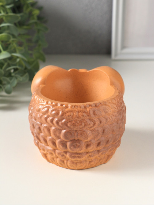 Подставка для мелочей «Баран», 10.5×9.5 см, коричневая