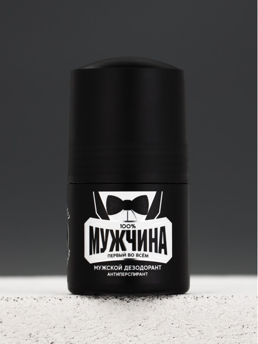 Дезодорант мужской «100% мужчина», 50 мл, Чистое счастье