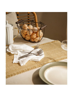 Дорожка на стол SL Home, 30×120 см, бежевая