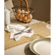 Дорожка на стол SL Home, 30×120 см, бежевая