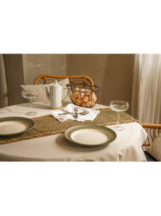 Дорожка на стол SL Home, 30×120 см, зелёная