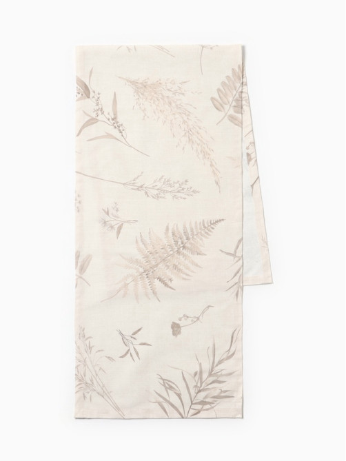 Дорожка на стол «Этель» Flower herbarium, 40×146 см, 100% хлопок, репс 210 г/м², бежевая