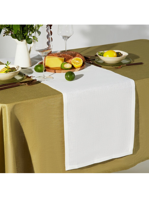 Дорожка SL HOME Facile, 40×142±3 см, лён 100%, 210 г/м²